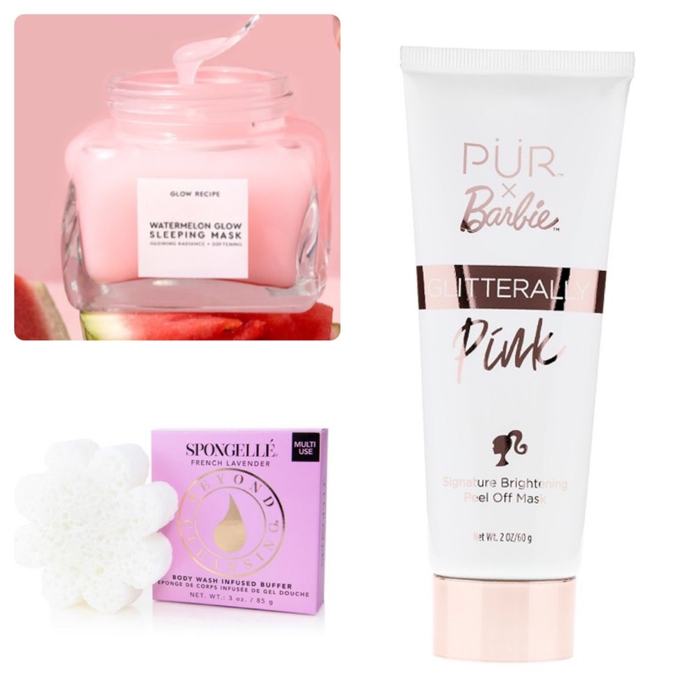 PUR Mask, Glow Recipe Mask, & Spongelle Buffer